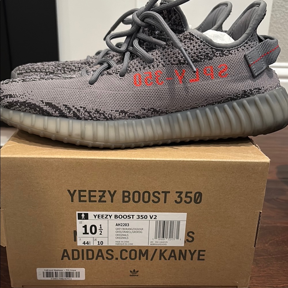 Yeezy Boost 350 V2 Beluga Grey & Red/Orange